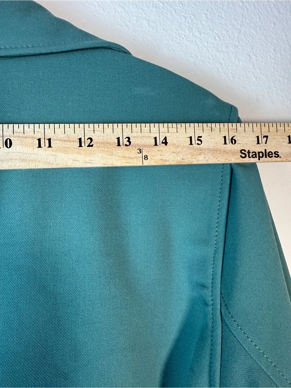 NWOT Abercrombie & Fitch Trench Coat Large Jade Blue Green Belted Duster Blazer - Picture 11 of 12